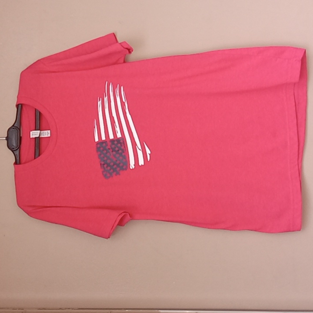CANVAS BELLA+ CANVAS T-SHIRT, TOP SHORT SLEEVE  RED SIZE MEDIUM  UNISEX